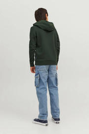 thumbnail: JACK & JONES JUNIOR hoodie JJECORP met logo donkergroen