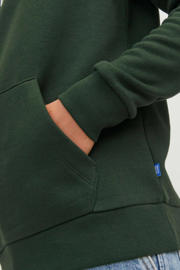 thumbnail: JACK & JONES JUNIOR hoodie JJECORP met logo donkergroen