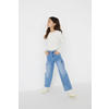 KIDS ONLY GIRL wide leg jeans KOGHARMONY light blue denim