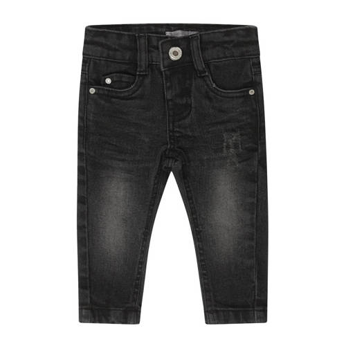 Dirkje skinny jeans black denim Zwart Jongens Stretchdenim - 56