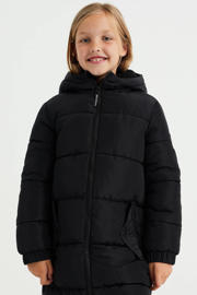 thumbnail: WE Fashion gewatteerde winterjas van gerecycled polyester zwart