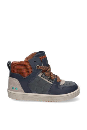 Pascal Pit  suède sneakers donkerblauw
