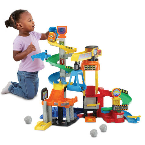 Vtech Toet Auto's Mega Bouwplaats Auto- speelset