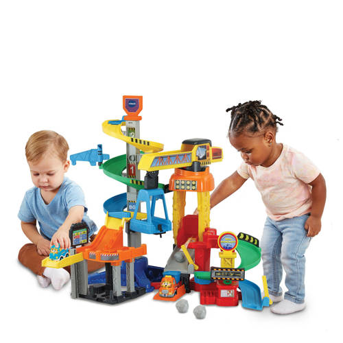 Vtech Toet Auto's Mega Bouwplaats Auto- speelset