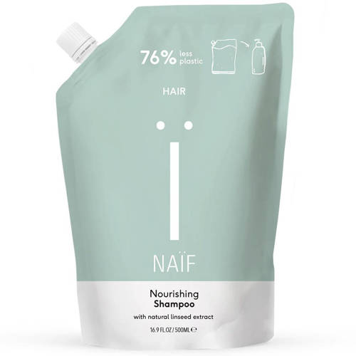 NAÏF verzorgende shampoo navulverpakking - 500 ml | Shampoo van NAÏF