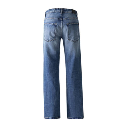 LTB slim fit jeans FREY B met slijtage arava safe wash Blauw Jongens Denim 128