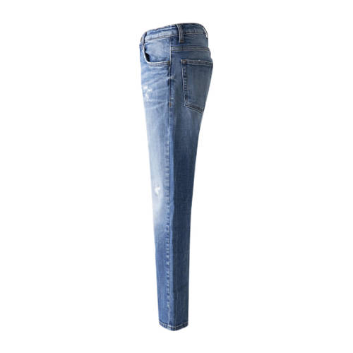 LTB slim fit jeans FREY B met slijtage arava safe wash Blauw Jongens Denim 134