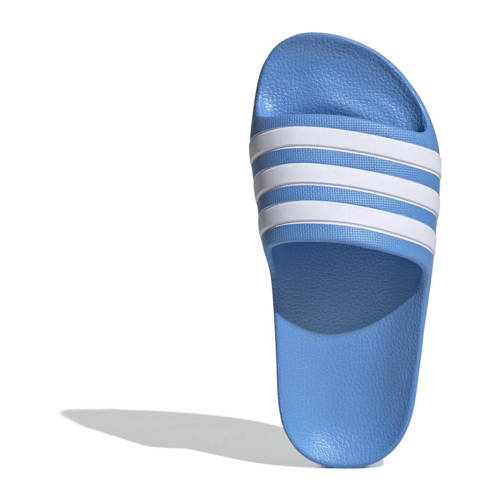 adidas Sportswear Adilette Aqua slipper blauw/wit Jongens/Meisjes Rubber