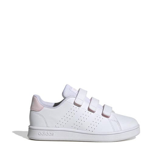 adidas Sportswear Advantage CF sneakers wit/lichtroze Jongens/Meisjes Synthetisch