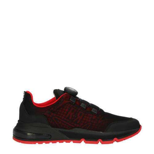 Red Rag sneakers zwart/rood Jongens Textiel Meerkleurig 