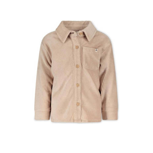The New Chapter corduroy blouse beige Effen