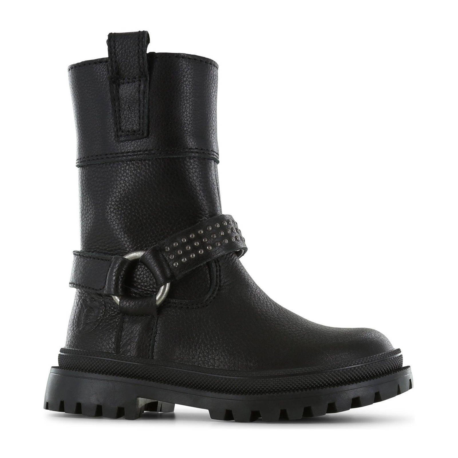 Leren biker online boots