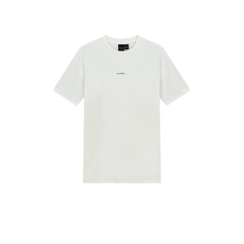 NIK&NIK T-shirt Deluxe met backprint offwhite Wit Jongens Katoen Ronde hals