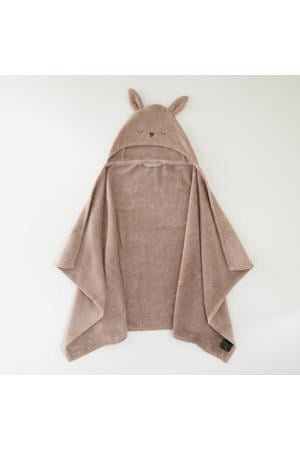 badcape met capuchon konijn