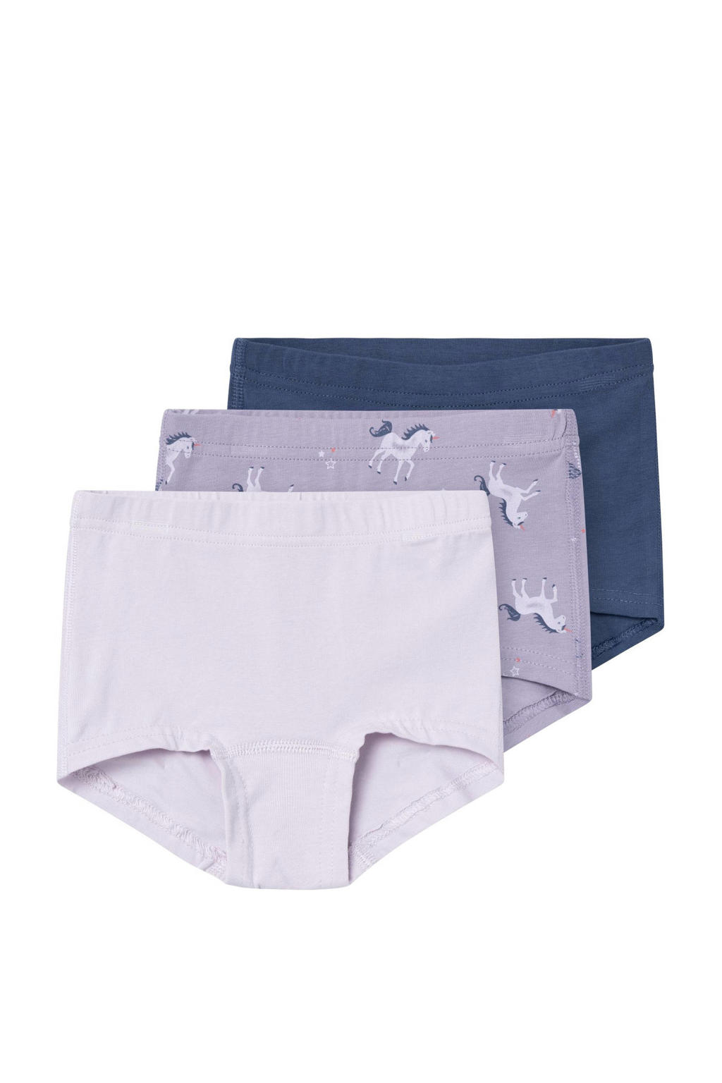 NAME IT MINI hipster NMFTIGHTS - set van 3 paars/lila