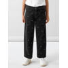 NAME IT KIDS straight fit jeans NKFROSE met all over print black