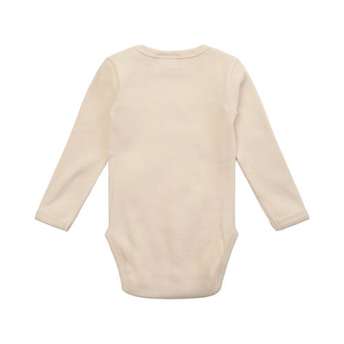 Sofie Schnoor Petit by romper offwhite Ecru Jongens Meisjes Stretchkatoen Ronde hals 56