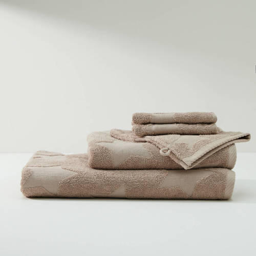 NOUS Kids douchelaken Sterren (140x70 cm) Beige | Douchelaken van