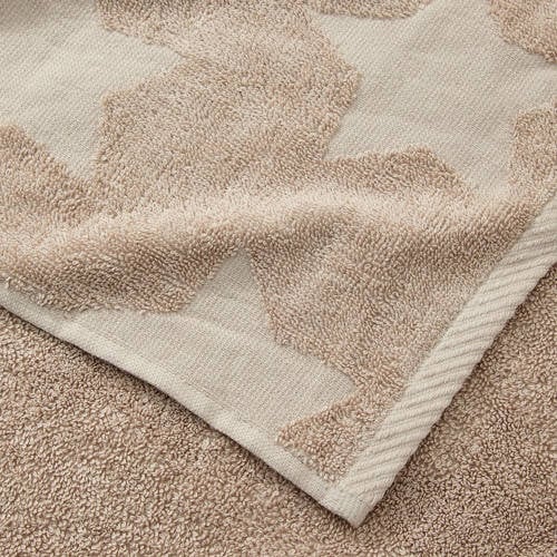 NOUS Kids douchelaken Sterren (140x70 cm) Beige | Douchelaken van