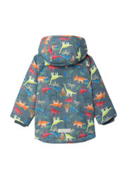 thumbnail: NAME IT MINI gewatteerde winterjas NMMMAX HAPPY DINO van polyester blauw/multicolor