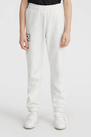 joggingbroek wit melange