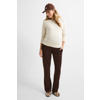 Noppies maternity straight fit broek Eilia donkerbruin