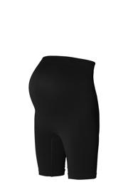 thumbnail: Zwarte dames Noppies high waist cycling short Nais van polyamide met skinny fit en elastische tailleband