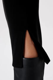 thumbnail: Noppies maternity ribgebreide zwangerschapsrok Vija van polyester zwart
