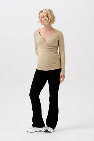flared broek zwart