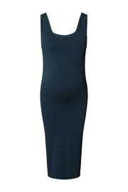 thumbnail: Noppies maternity ribgebreide zwangerschapsjurk Noemi donkerblauw