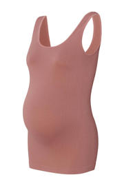 thumbnail: Roze dames Noppies maternity zwangerschapstanktop Sama van polyamide met effen en ronde hals