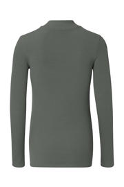 thumbnail: Noppies maternity ribgebreide zwangerschapslongsleeve Sira van polyester olijfgroen