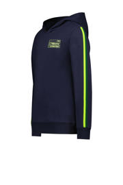 thumbnail: TYGO & vito hoodie Hans met printopdruk donkerblauw