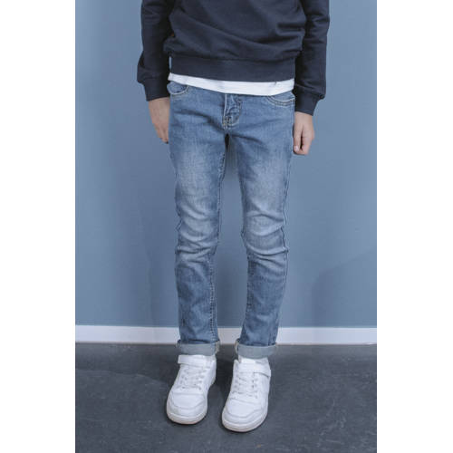 TYGO & vito skinny jeans Binq light used Blauw Jongens Stretchdenim Effen - maat 116 afbeelding