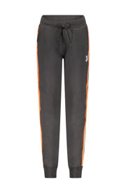 thumbnail: TYGO & vito slim fit broek Bas met zijstreep antraciet