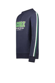 thumbnail: TYGO & vito sweater Sum met printopdruk donkerblauw
