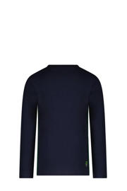 thumbnail: TYGO & vito longsleeve Mason met printopdruk donkerblauw