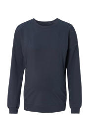 thumbnail: Noppies maternity zwangerschaps- en voedingssweater Lesy donkerblauw