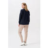 Noppies maternity zwangerschaps- en voedingssweater Lesy donkerblauw