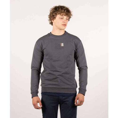 Bellaire sweater met printopdruk donkergrijs Printopdruk - 122/128