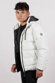 thumbnail: Bellaire gewatteerde winterjas van polyester wit