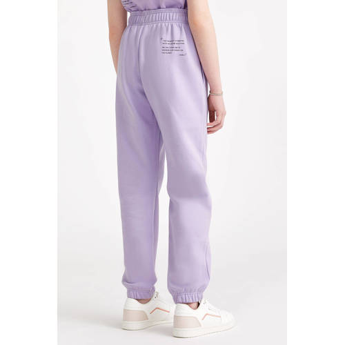 O'Neill high waist regular fit joggingbroek Future Surf met tekst lila Paars Meisjes Sweat 104