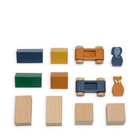thumbnail: Trixie stratenpuzzel met accessoires blokpuzzel 32 stukjes