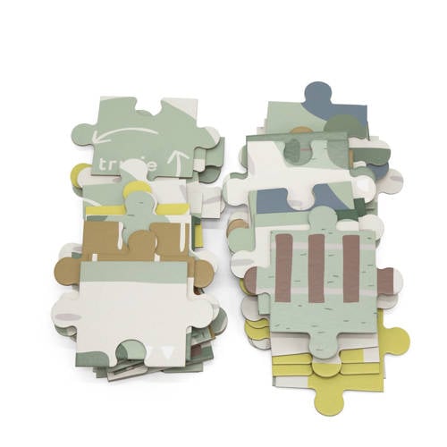 TRIXIE stratenpuzzel met accessoires blokpuzzel 32 stukjes