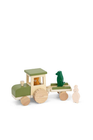 tractor met aanhangwagen