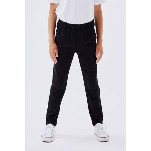 NAME IT KIDS broek NKFIDA zwart Meisjes Viscose Effen - maat 98 afbeelding
