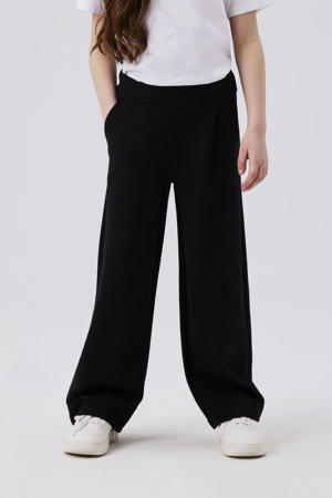 straight fit broek NKFNAIDA zwart
