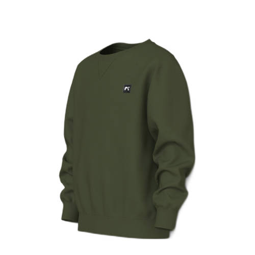 NAME IT KIDS sweater NKMVIMO groen Effen - maat 158/164 afbeelding