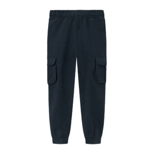NAME IT KIDS cargobroek NKMOLLIE donkerblauw Jongens Sweat Effen