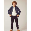 NAME IT KIDS sweatvest NKMNOMATO met printopdruk donkerblauw